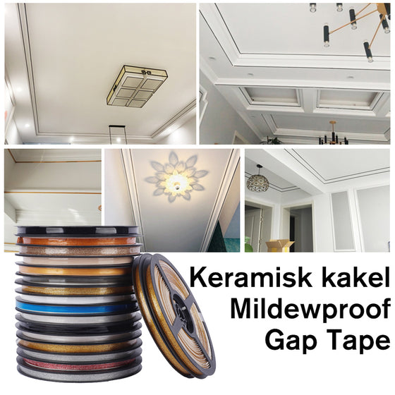 Keramiska plattor mildewproof gapet tejp (1 rulle 6M * 8mm)