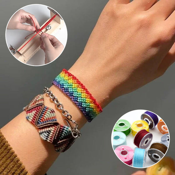 Gör-det-själv-flätad repsats