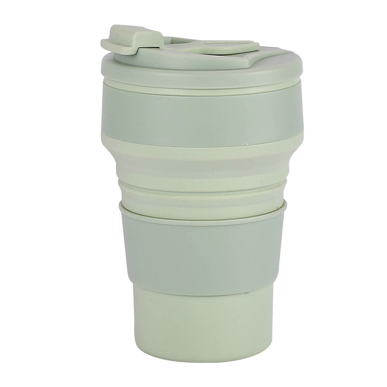 Hopfällbar silikonflaska i fickstorlek