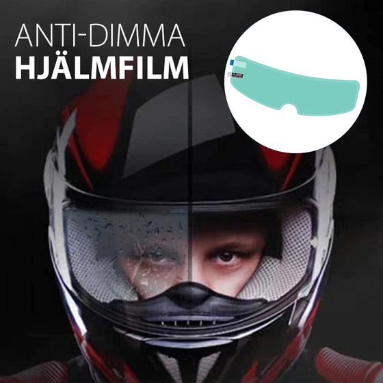 Anti-dimma eller regn hjälmfilm
