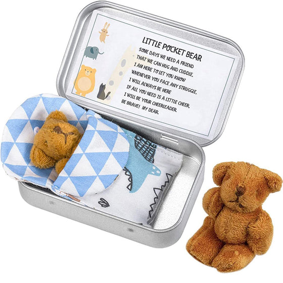 Nallebjörn i en plåtlåda