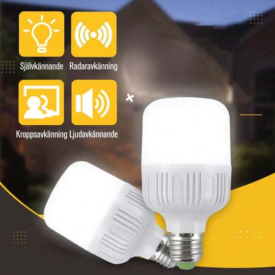 Automatisk rörelsesensor LED-lampa