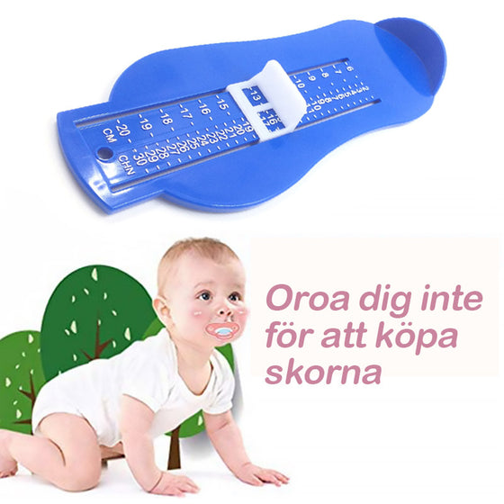 Baby fotlängd mätanordning