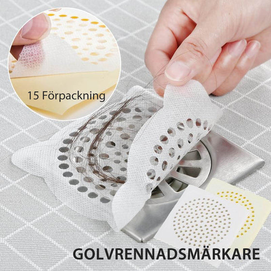 Klistermärke för Engångsfilter för Golvavlopp