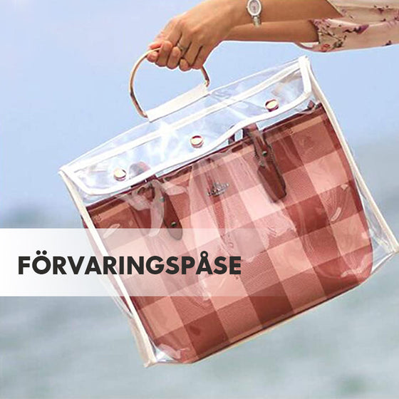 Dammtät förvaringspåse