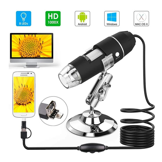 Domom® USB Digital Microscope LED PC-anslutbar Digital