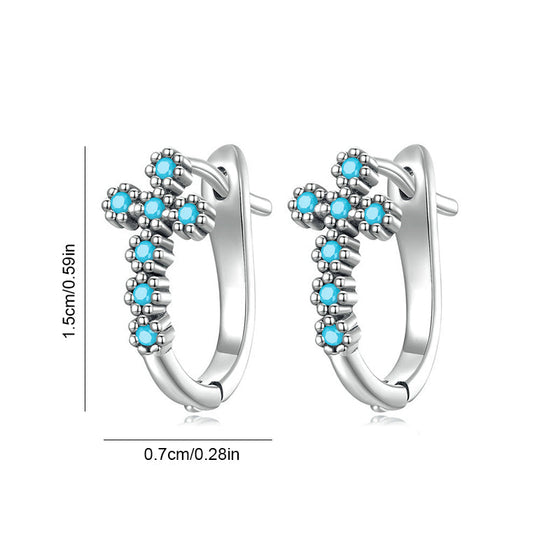 Lucky Eye Cross-halsband och örhängen