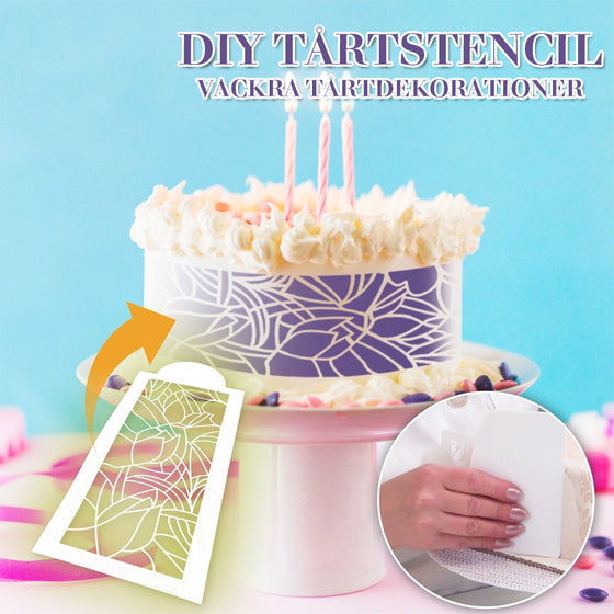 DIY Tårtstencil
