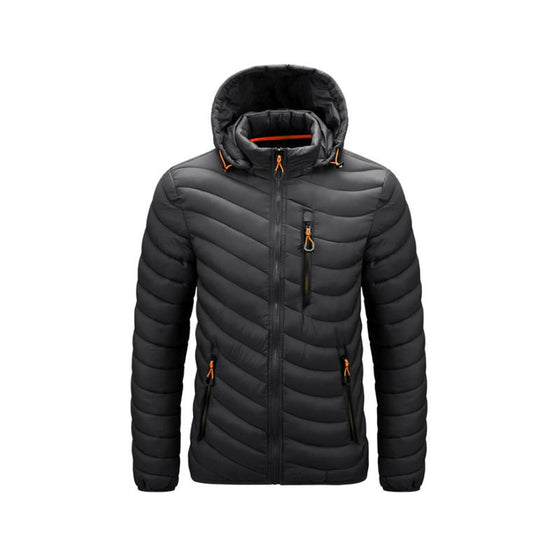 Varm Jacka med Luva för Män