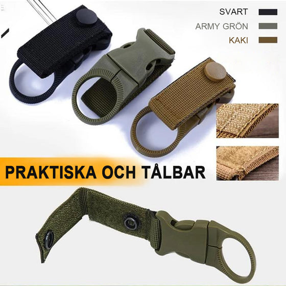 Nylon Ribbon vattenflaska hängande Buckle