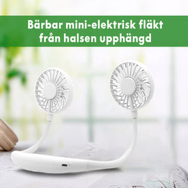 Mini Uppladdningsbar Halsfläkt