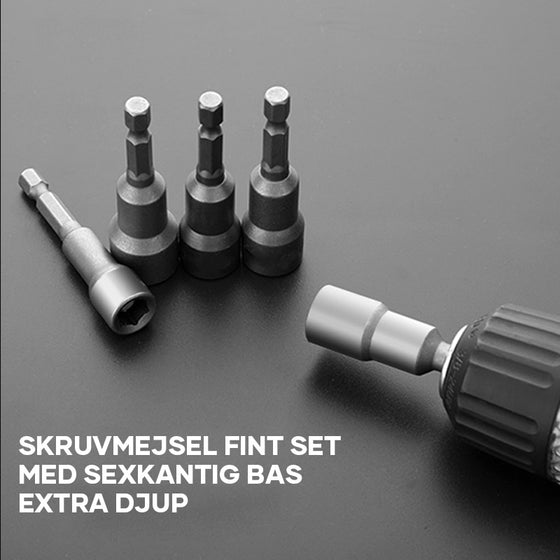 Extra Djup HexBit Hylsbultmuttrar Bit Set