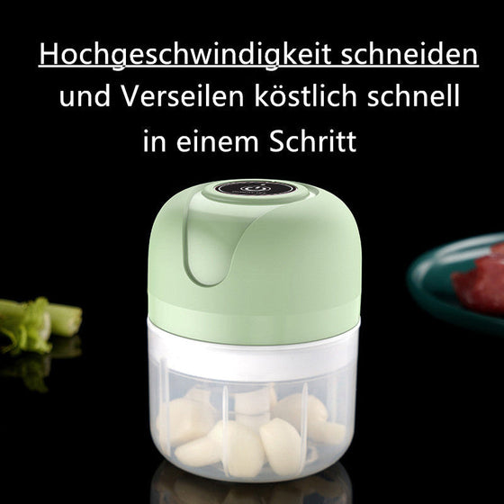 USB uppladdningsbar elektrisk vitlökskvarn