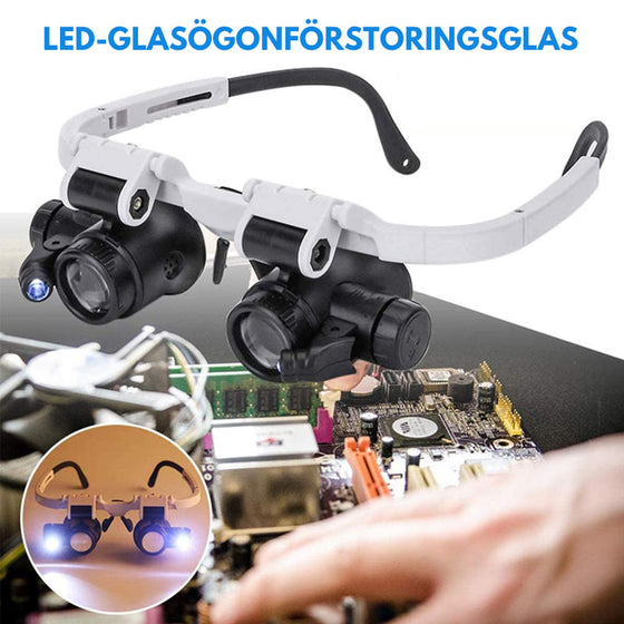 LED-Förstoringsglasögon