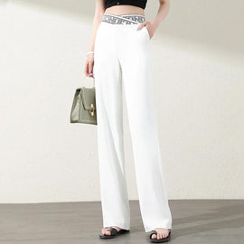 Kostymbyxor med Elastisk Midja