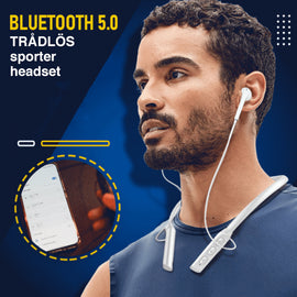 Bluetooth 5.0 trådlöst sportheadset