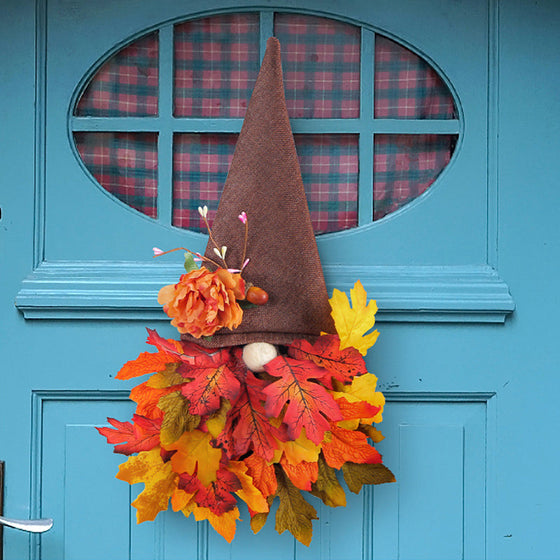 Lönnlövshatt - Dörrupphängning, hatt för fotoprops, vägghatt