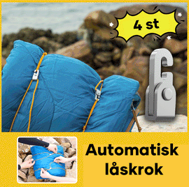 Automatisk Tältlåskroka (4st/Pak)