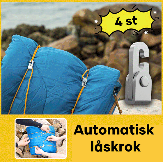 Automatisk Tältlåskroka (4st/Pak)