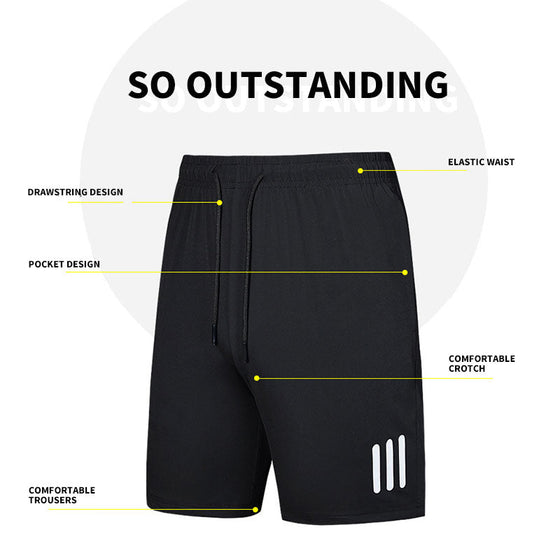 Sommar elastiska sportshorts