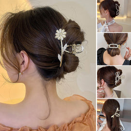 Hårklämmor i strass