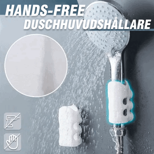 Handsfree duschhuvudshållare