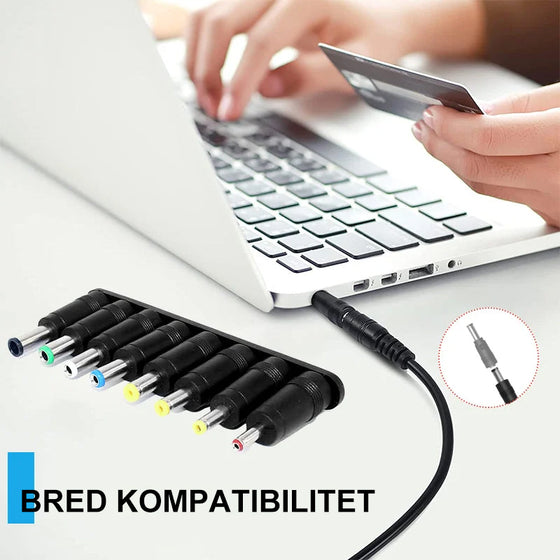 8-i-1 universell likströmsadapter