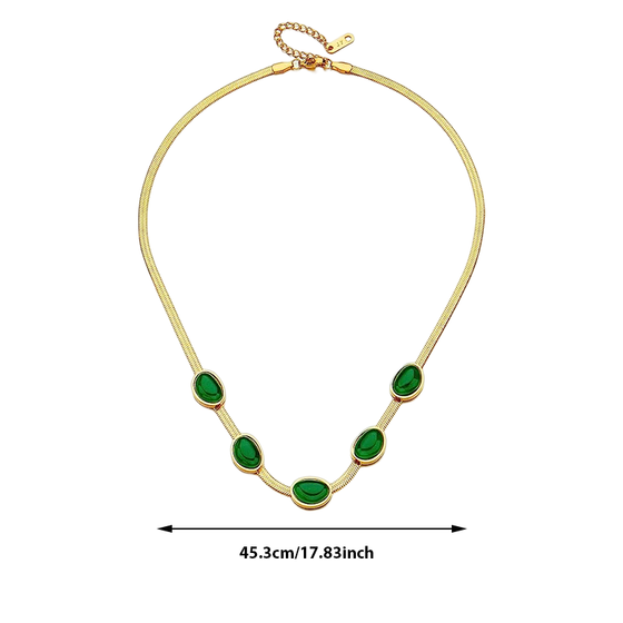 Emerald Halsband Armband