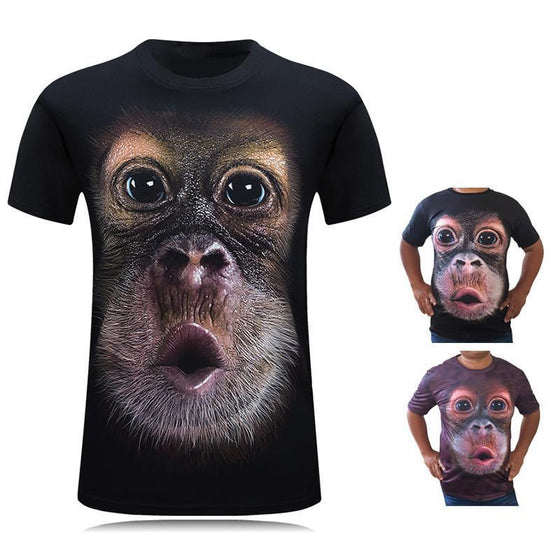 Rolig gorilla 3D T-shirt