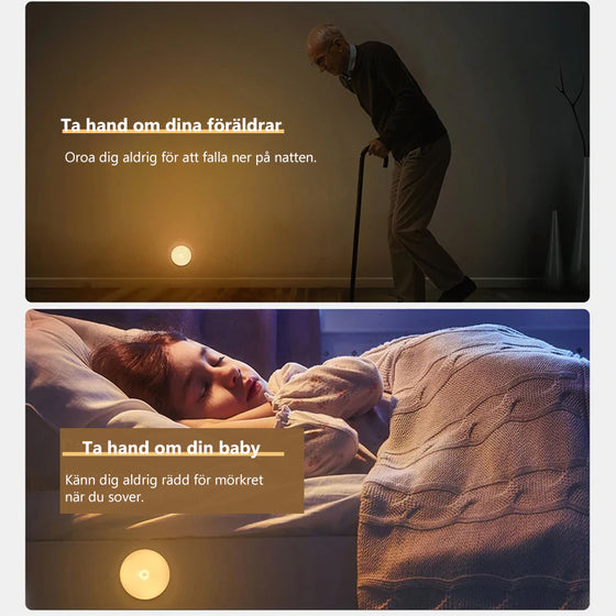 Intelligent mänsklig induktion LED nattlampa