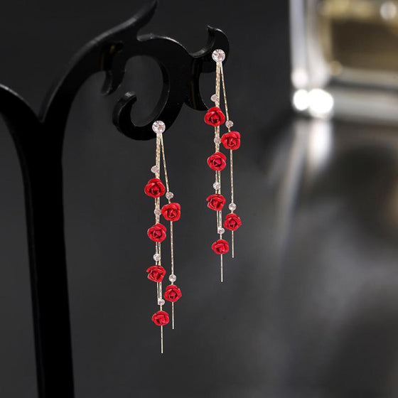 Ros Örhänge | Vackert hängande