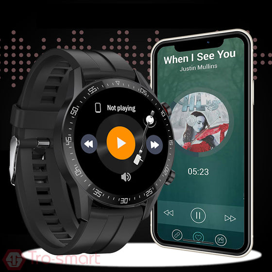 Multifunktionell Bluetooth avslappnad smartklocka