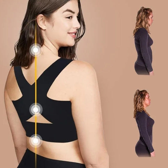 Otrådad framspänne, push-up, justerbar sömlös tankmodell behå