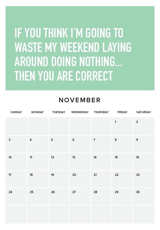 Vuxenlivet är Svårt 2024 Kalender