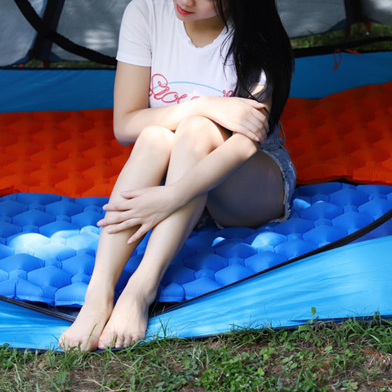 Fuktsäker uppblåsbar camping madrass