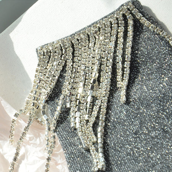 Damstrumpor med tofsar