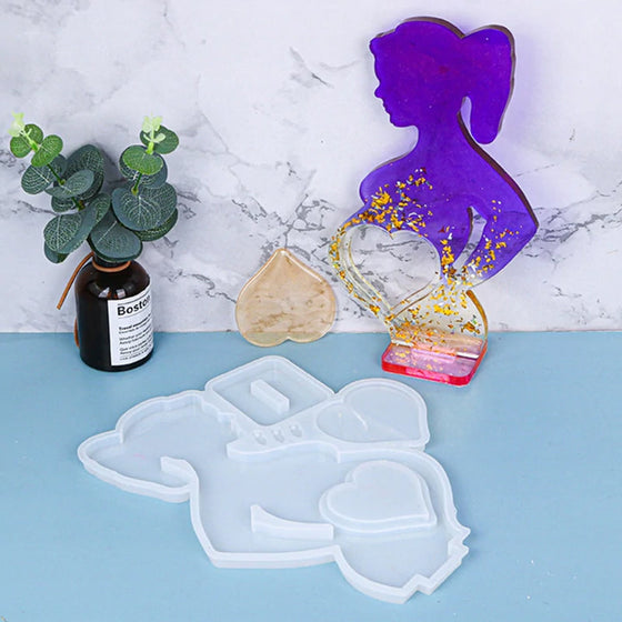 Mammas kärlek Silikonform fotoram