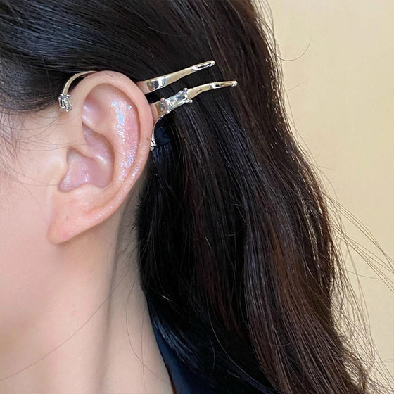 Fe-hår och öronklämmor