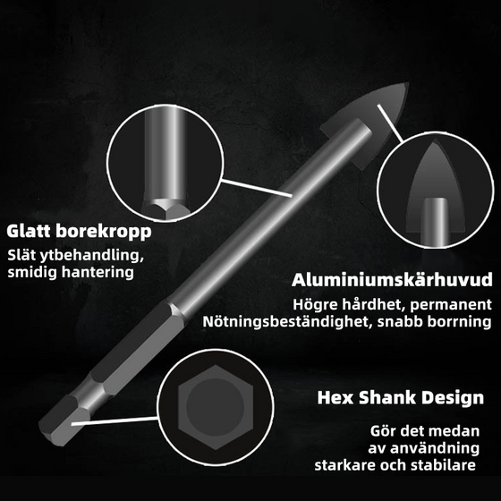 Effektiva universella borrverktyg