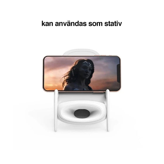 Bärbar mini stol trådlös laddare för alla telefoner