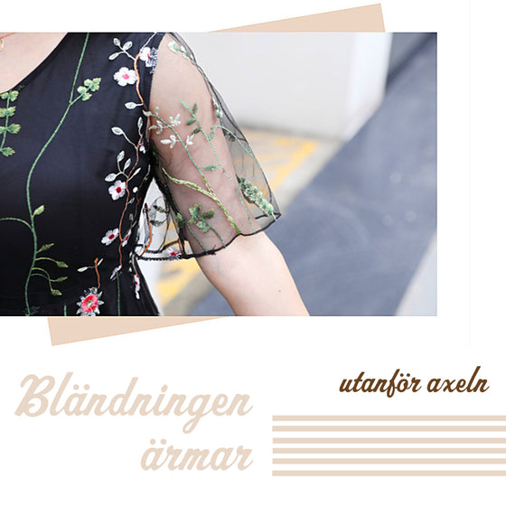 Blommig Klänning | Plus size