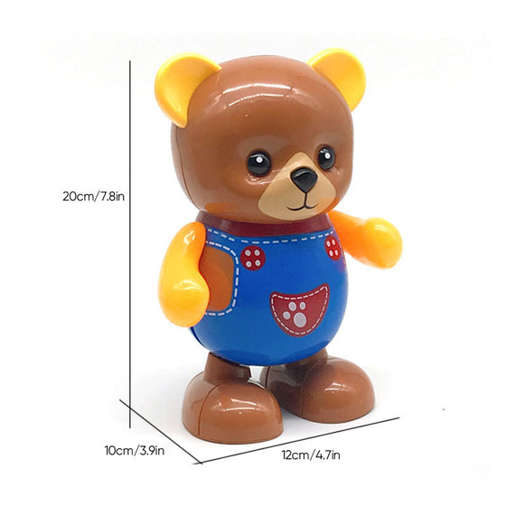 Ljus- och musikalisk dansande leksak