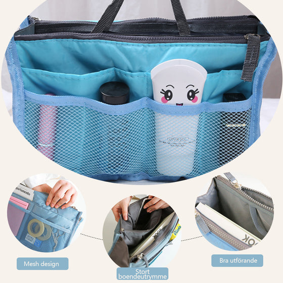 Handväska Med Flera Fickor