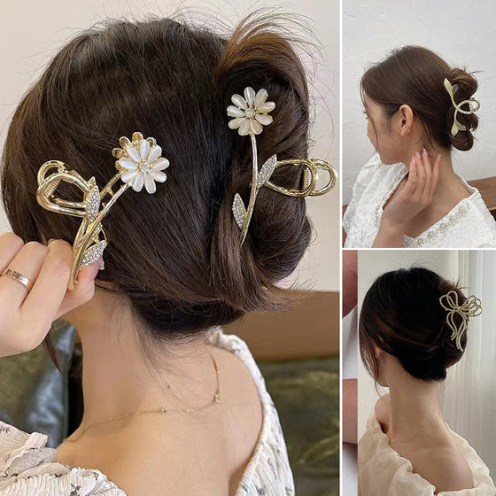 Hårklämmor i strass