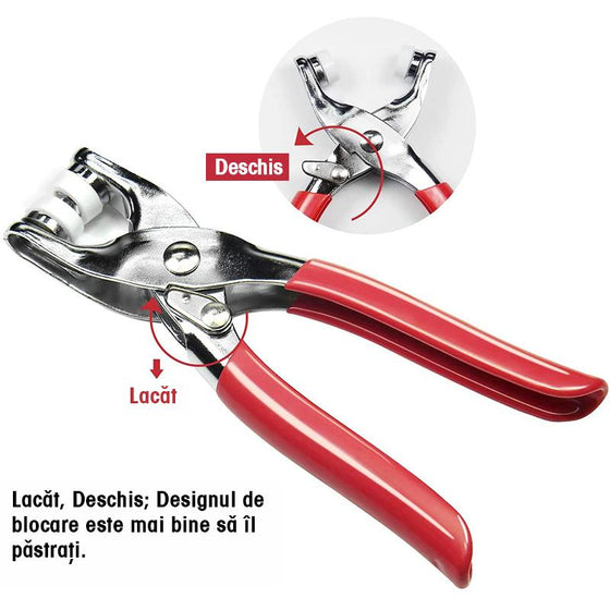 Knappar i metall med tryckknapp för fästelement