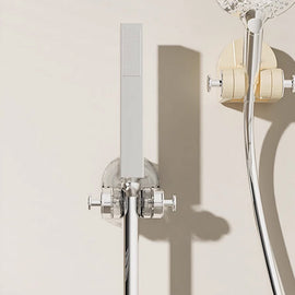 Integrerad sugkoppduschställning