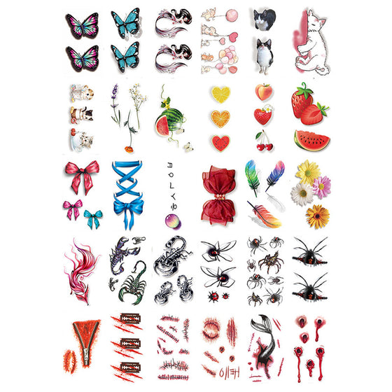 3D Stereotatueringsklistermärke