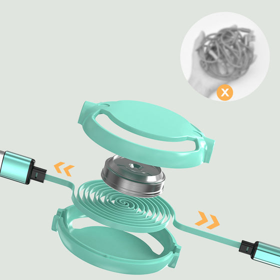 3 i 1 mobil laddningskabel