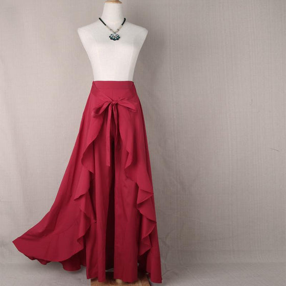 Lång Chiffongkjol för Kvinnor