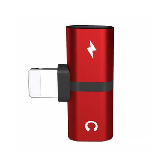 2-i-1 Hörlursadapter med Två Portar för iPhone